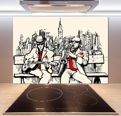 Cooker splashback New York Jazz