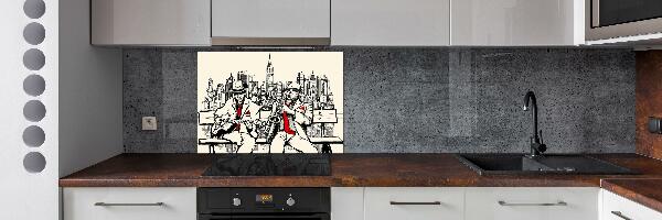 Cooker splashback New York Jazz