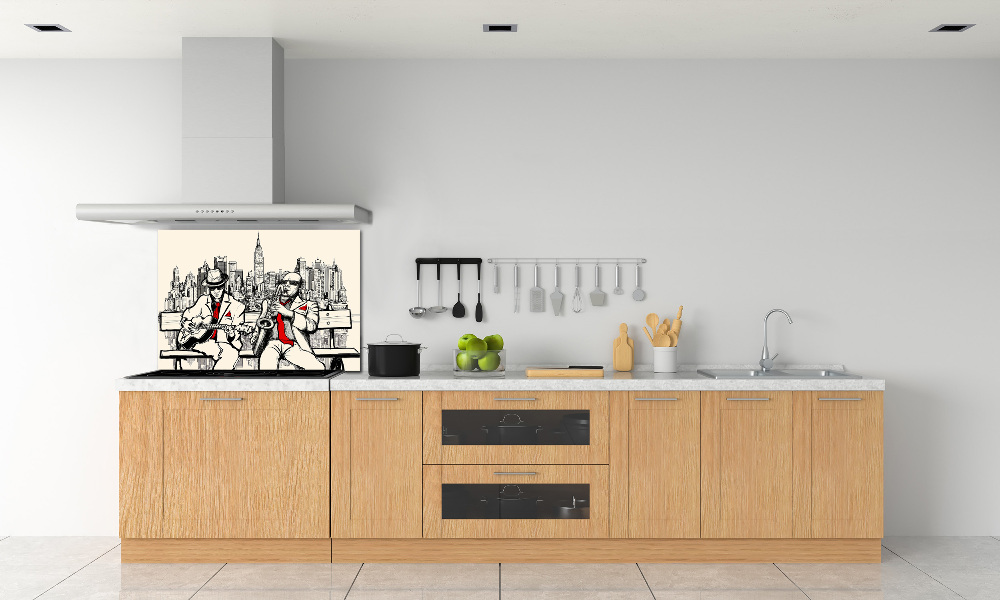 Cooker splashback New York Jazz