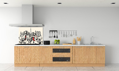 Cooker splashback New York Jazz