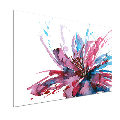 Cooker splashback Abstract flower