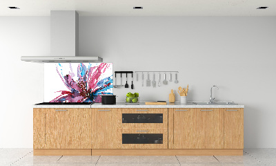 Cooker splashback Abstract flower