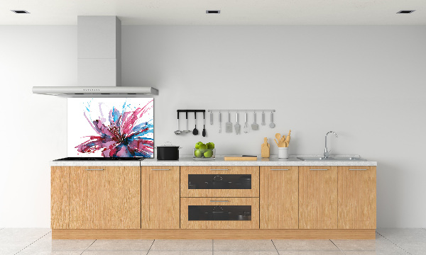 Cooker splashback Abstract flower