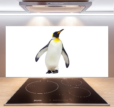 Glass splashback Penguin