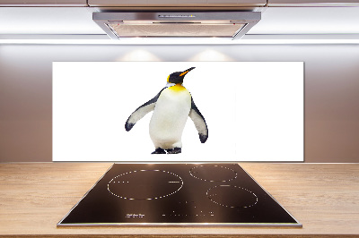 Glass splashback Penguin