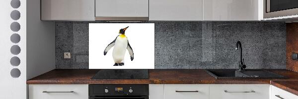 Glass splashback Penguin