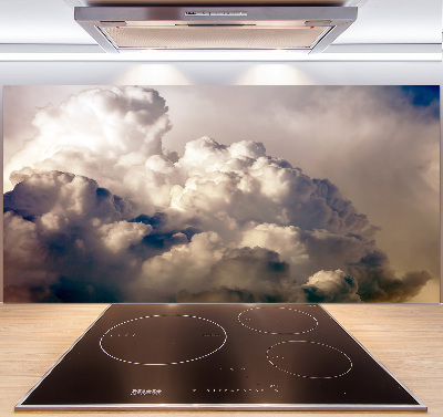 Cooker splashback Clouds in the sky