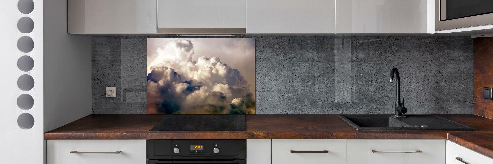 Cooker splashback Clouds in the sky