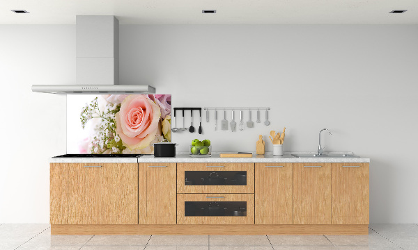 Kitchen splashback Bouquet of flowers