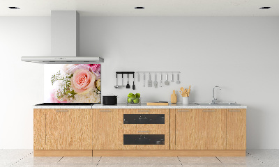 Kitchen splashback Bouquet of flowers