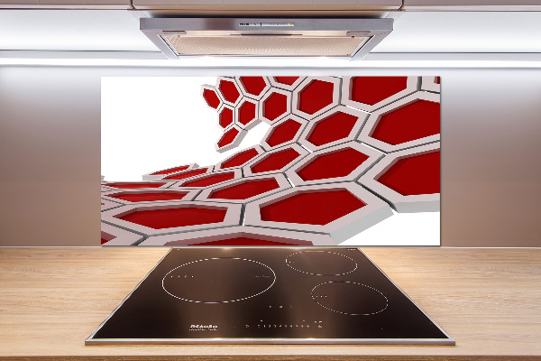 Cooker splashback 3D abstraction