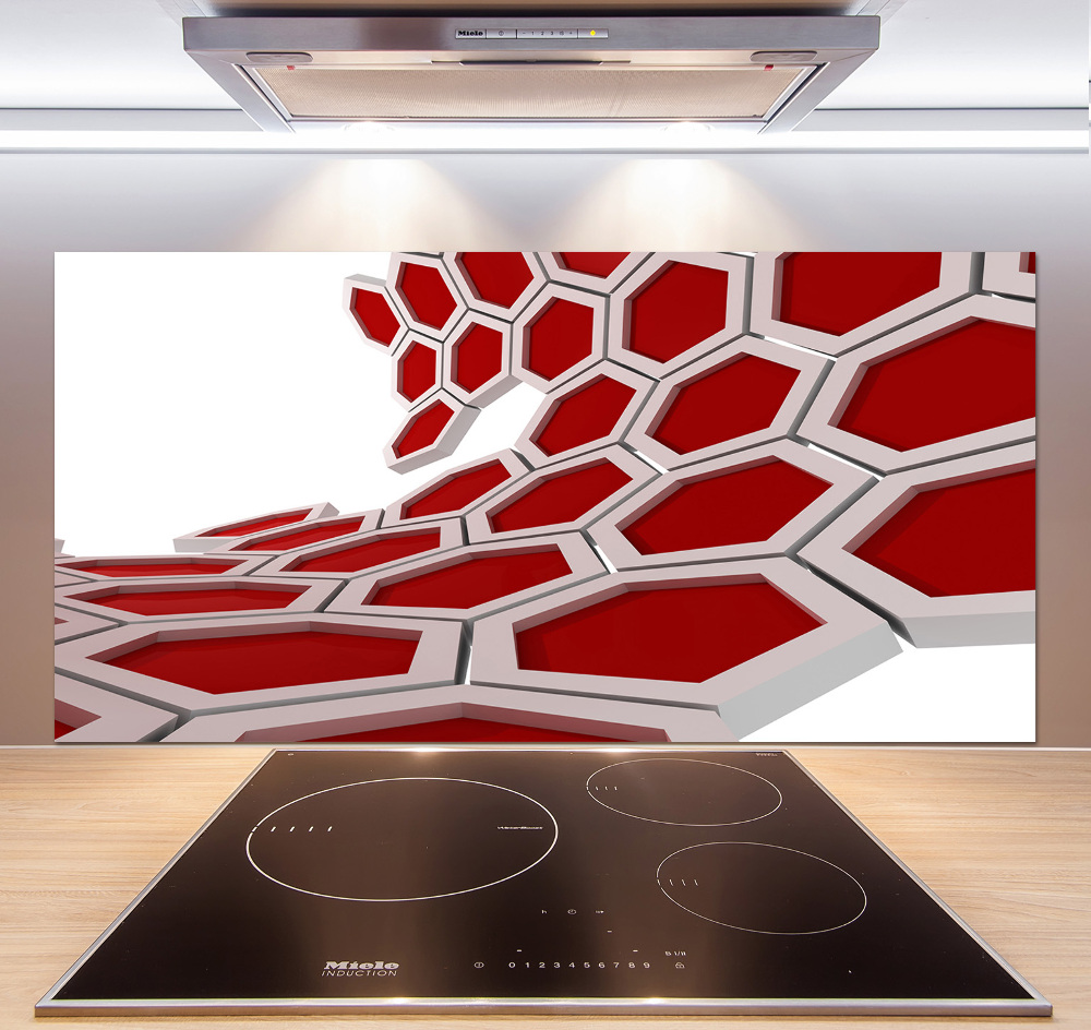 Cooker splashback 3D abstraction