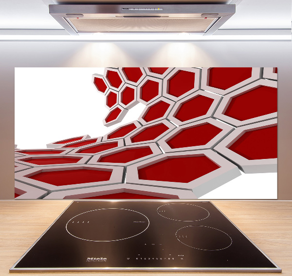 Cooker splashback 3D abstraction