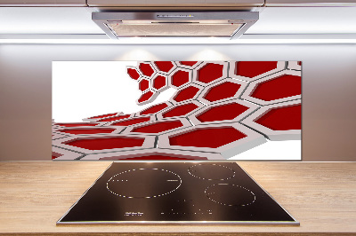 Cooker splashback 3D abstraction