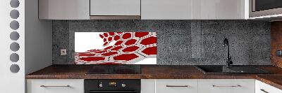 Cooker splashback 3D abstraction