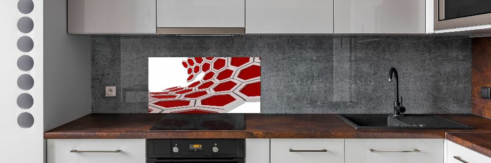 Cooker splashback 3D abstraction