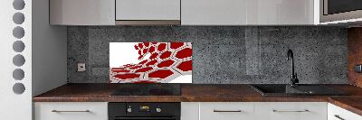 Cooker splashback 3D abstraction