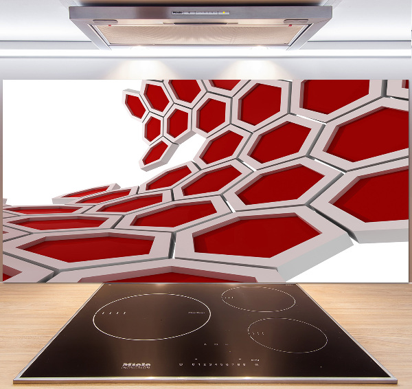 Cooker splashback 3D abstraction