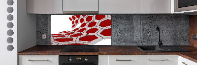 Cooker splashback 3D abstraction