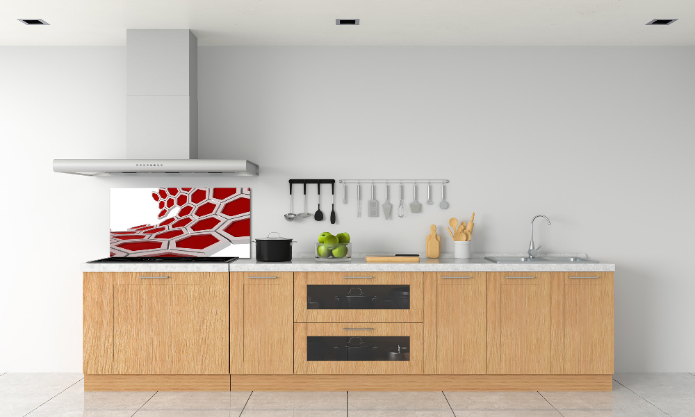 Cooker splashback 3D abstraction