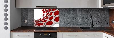 Cooker splashback 3D abstraction