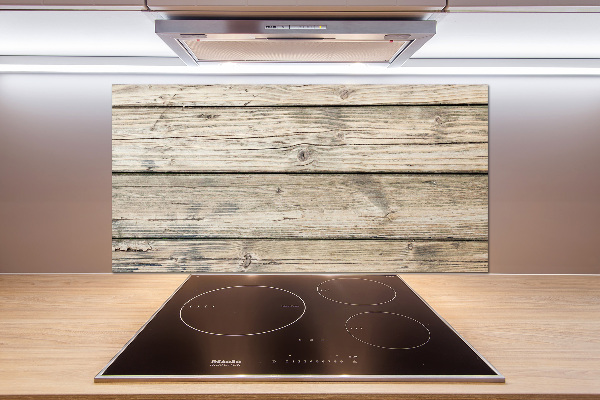 Kitchen splashback Wooden background