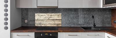 Kitchen splashback Wooden background