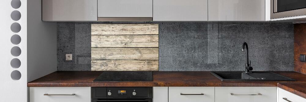 Kitchen splashback Wooden background