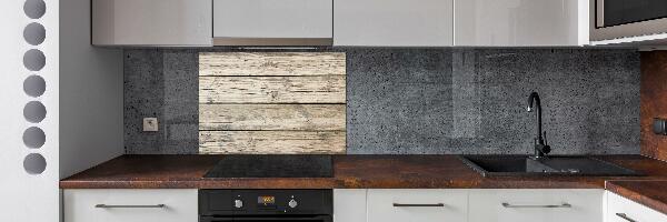 Kitchen splashback Wooden background