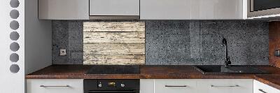 Kitchen splashback Wooden background