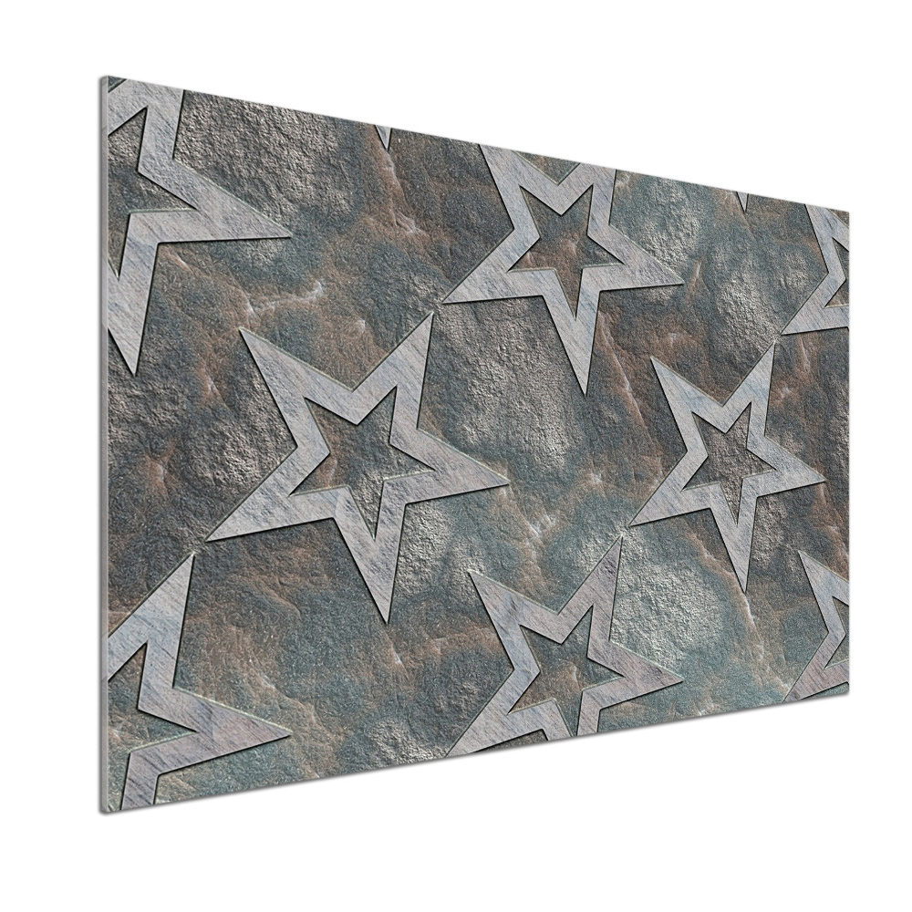 Cooker splashback Stone stars