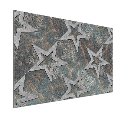 Cooker splashback Stone stars