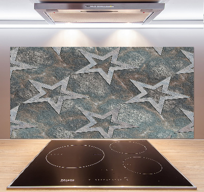 Cooker splashback Stone stars