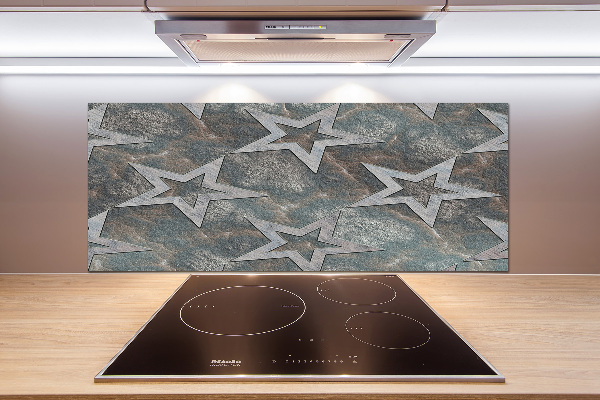 Cooker splashback Stone stars