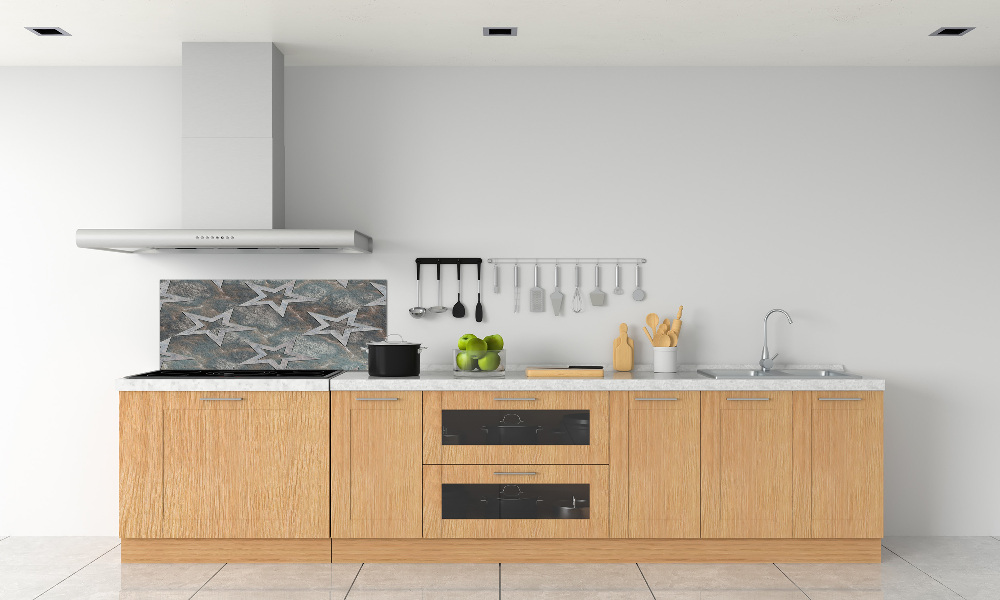 Cooker splashback Stone stars