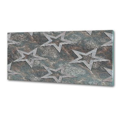 Cooker splashback Stone stars