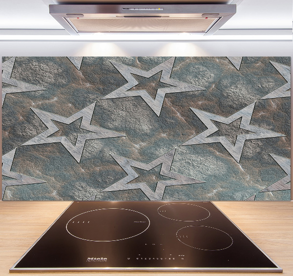 Cooker splashback Stone stars