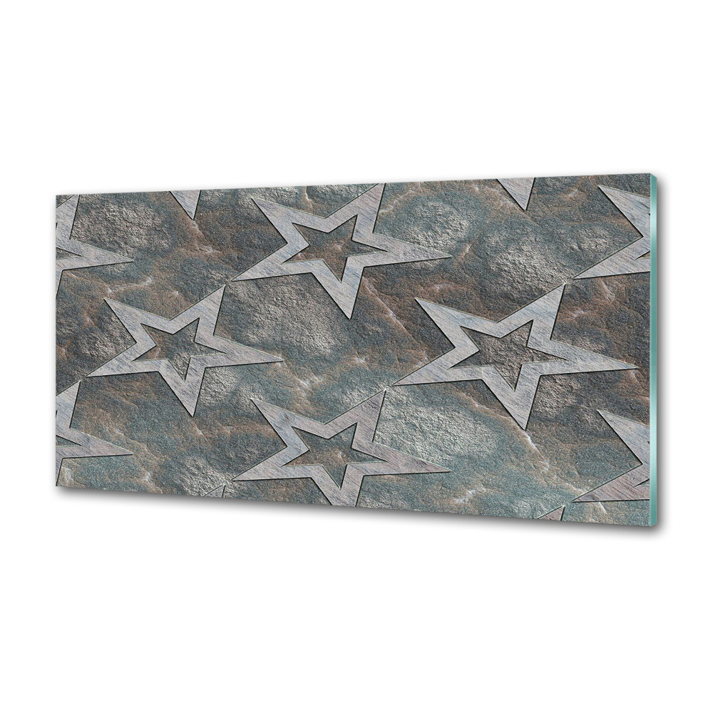 Cooker splashback Stone stars