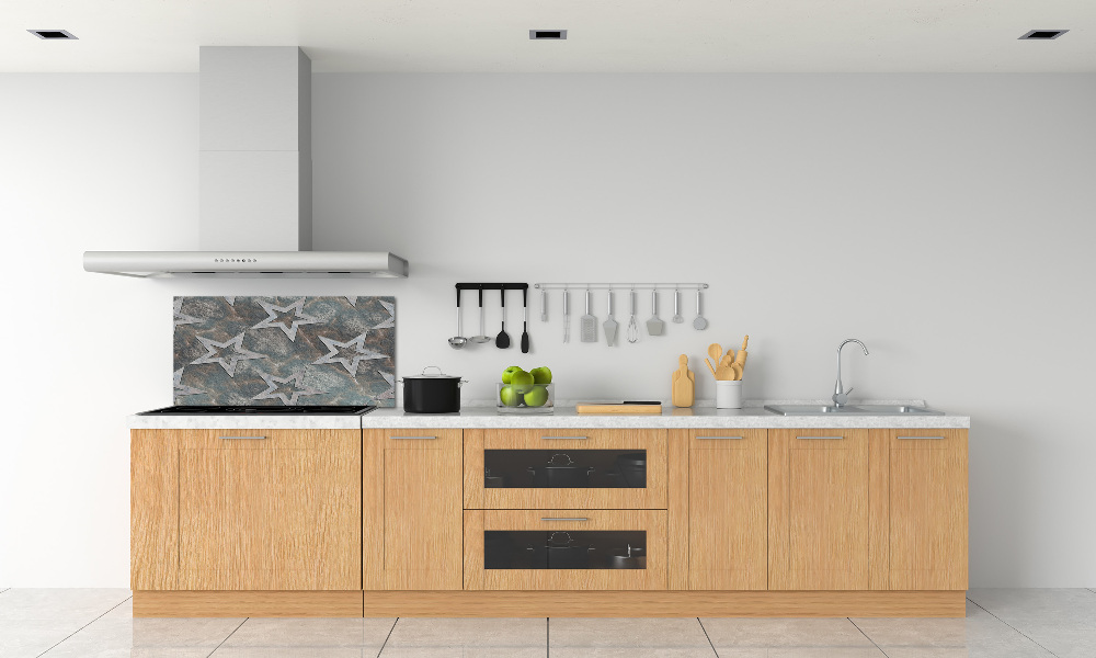 Cooker splashback Stone stars