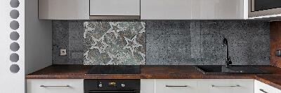 Cooker splashback Stone stars