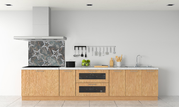 Cooker splashback Stone stars