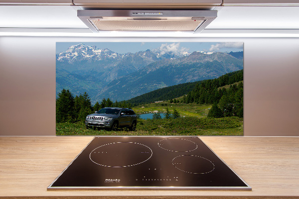 Cooker splashback Off-road car