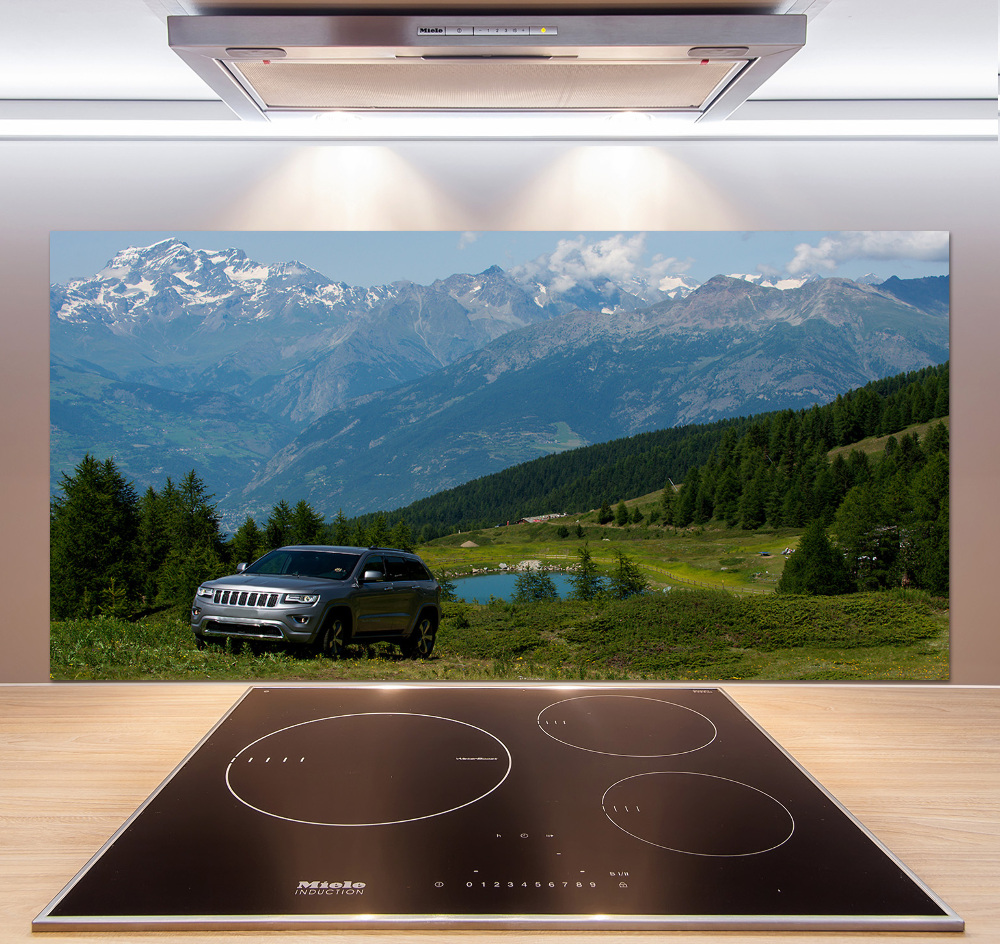 Cooker splashback Off-road car