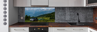 Cooker splashback Off-road car