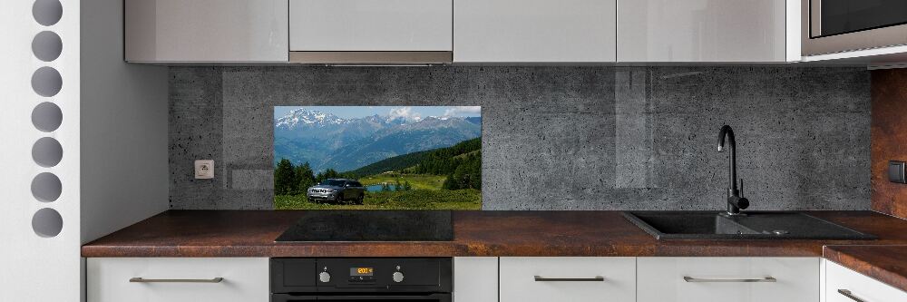 Cooker splashback Off-road car