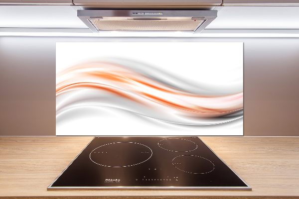 Cooker splashback Wave abstraction