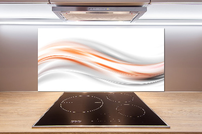 Cooker splashback Wave abstraction