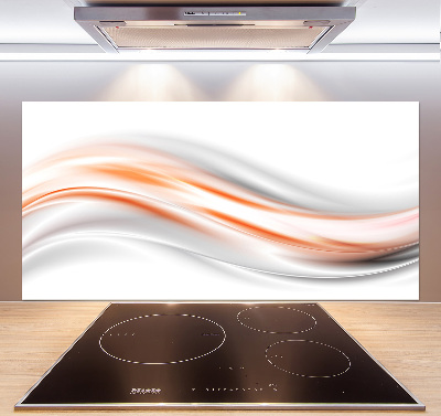 Cooker splashback Wave abstraction