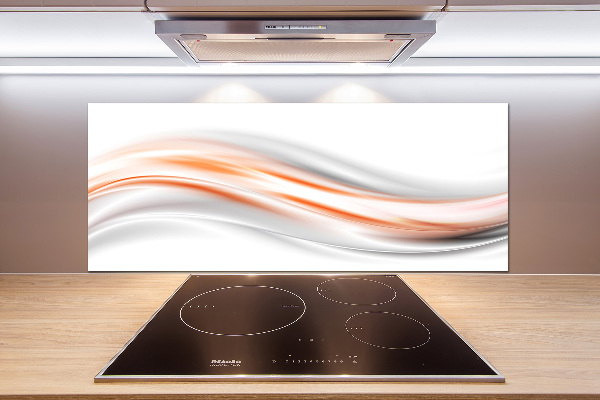 Cooker splashback Wave abstraction