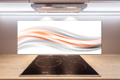 Cooker splashback Wave abstraction